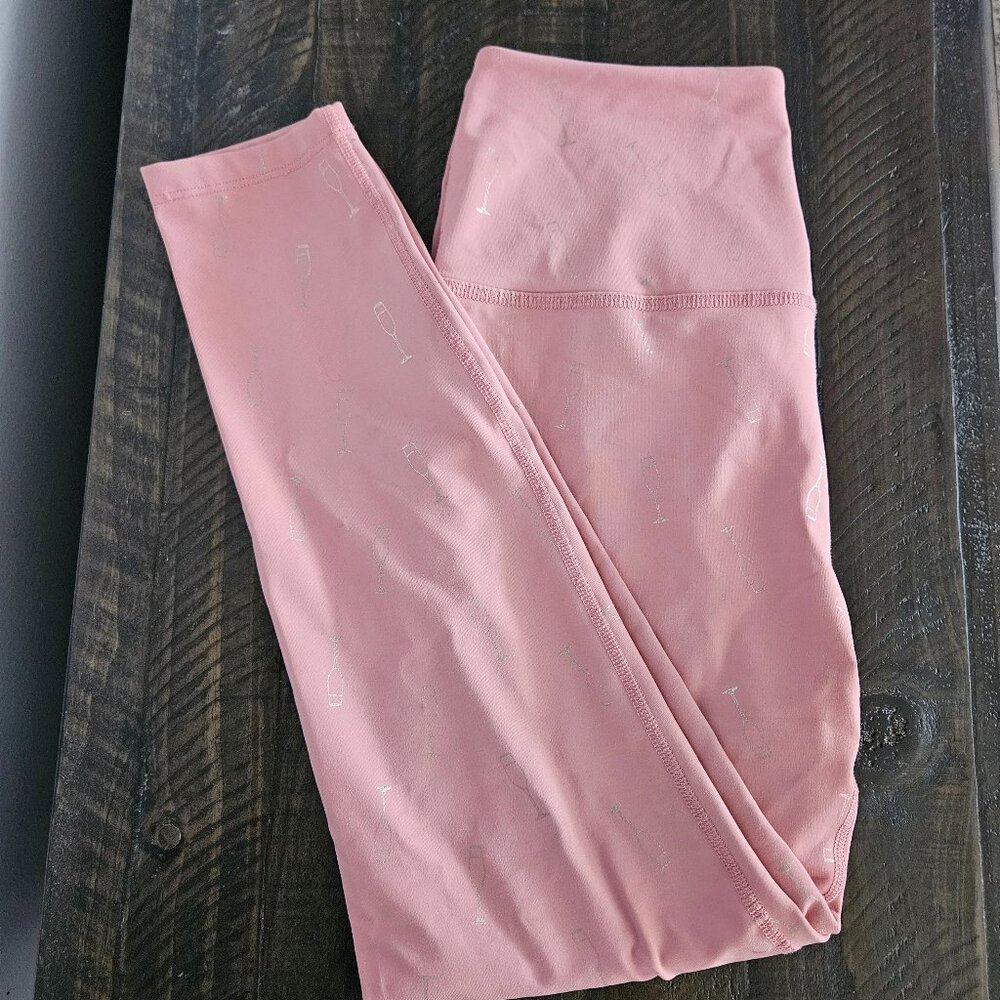 Beyond Yoga - Rose with Wine Glass Print